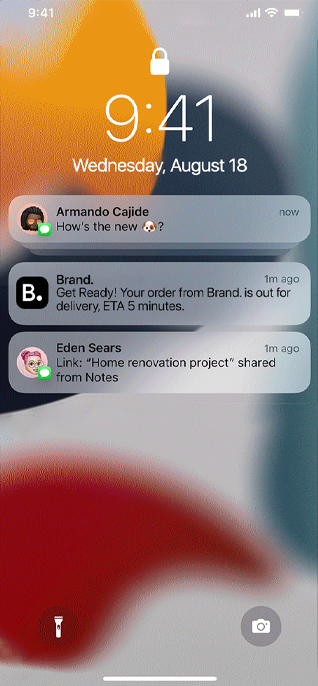 notification